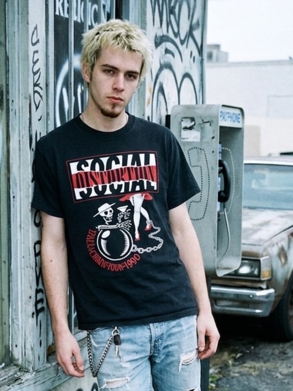 Social Distortion Band Graphic Tour T Shirt